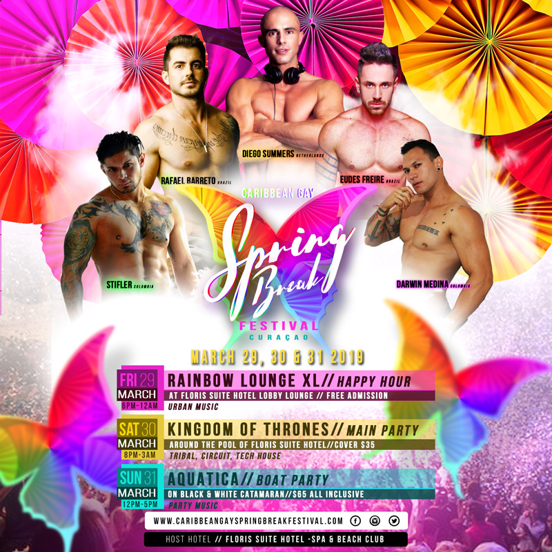 Caribbean Gay Spring Break Festival Curacao 2019